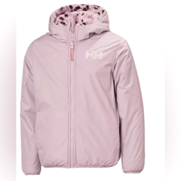 Helly Hansen Champ Pink Reversible Hooded Jacket Girls Size Large NWT - Picture 4 of 11
